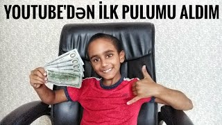 Youtube -Dan İlk Pulumu Aldim