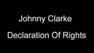 Johnny Clarke - Declaration Of Rights