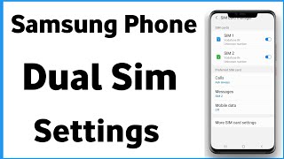 Dual Sim Settings | 2 Sim Card Settings | Samsung Sim Setting | Dual Sim Always On Samsung screenshot 3