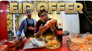 Turkish Grill Double Wrap & Double Burger Best Eid Offer | Street Food Deal