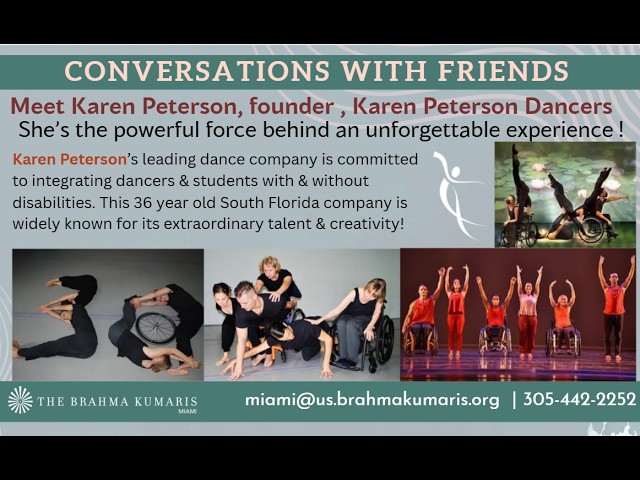 Meet Karen Peterson foudner of a unique dance company