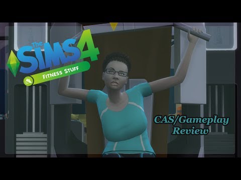 The Sims 4 - Fitness Stuff Pack: Cas/Gameplay review - YouTube