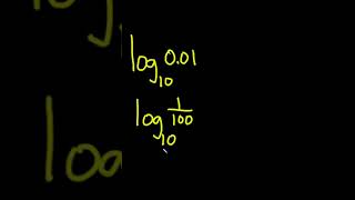 Learn How to Evaluate the Logarithm of a Decimal without a Calculator #shorts