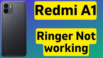 Redmi A1 Ringer Not working issue Fix {NEW}