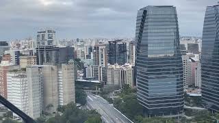 A109 landing on one of the most challenging helipads in São Paulo, Brazil