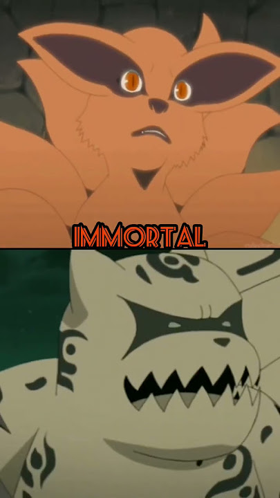 Kurama Ⅴ𝑆 Shukaku /#naruto #anime #vs #shorts