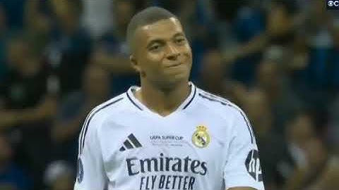 Real Madrid 2:0 Atalanta.  UEFA super cup 2024. Mpampe scored!!👏👏. remember to subscribe!!