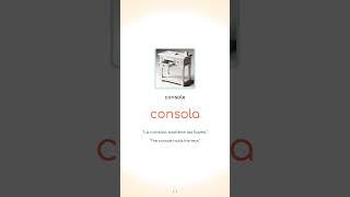 🇪🇸 5 Spanish Words in 60 Seconds 🕛 Furniture: vanity, mirror, console, sideboard, buffet