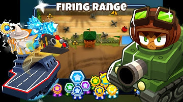 BTD6 - Firing Range CHIMPS Black Border (Churchill