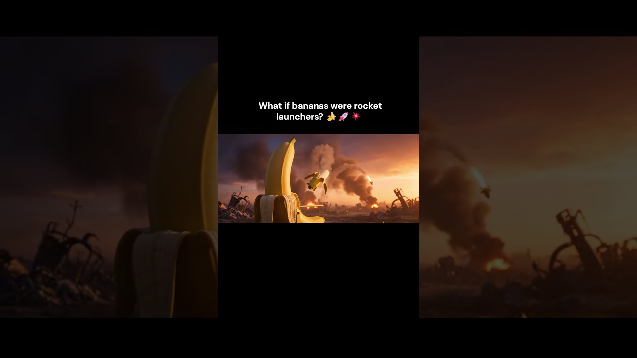 Banana Rocket Launcher 🍌🚀 | Epic Fruit Blast ASMR! 