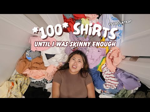 Trying *100* Shirts I Kept Until I Was \