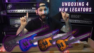 Unboxing 4 New Legator Guitarsb Widowmaker Joshs Ultimate Haul