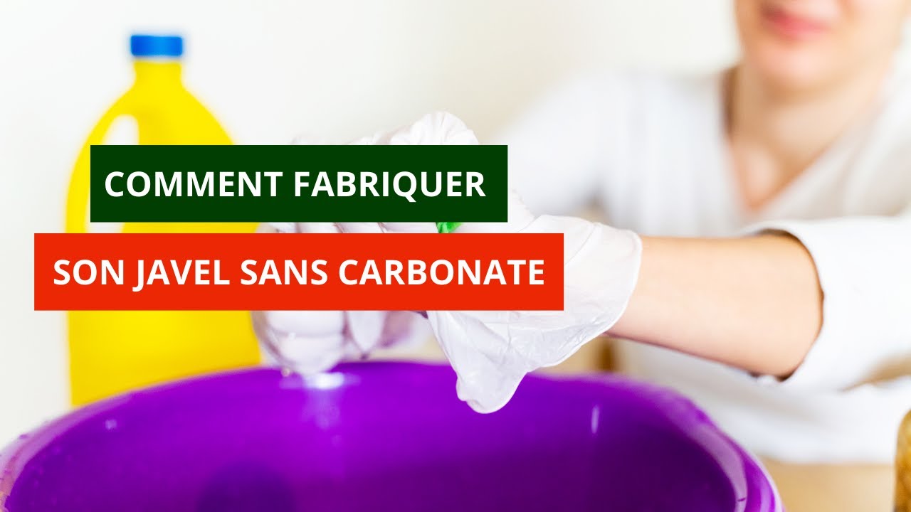 Comment fabriquer de l'eau de JAVEL avec seulement 2 INGREDIENTS
