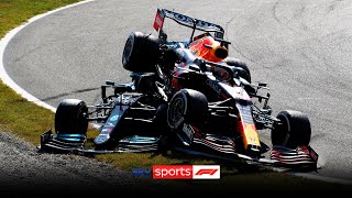 Hamilton & Verstappen crash as Ricciardo takes victory! | Highlights | Italian Grand Prix
