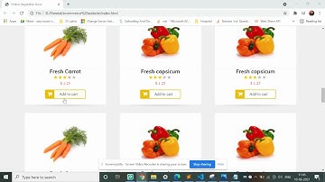 Demo video of ecommerce website | Design of Vegetables Ecommerce website | Ecommerce website