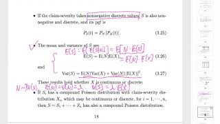 [MATH 5639 Actuarial Loss Models] Lecture 22: Ch3 Collective Risk Model