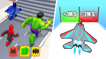 Hero Transform  VS Flippy Race - Gameplay Walkthrough - All Levels IOS,  (Ep-15)