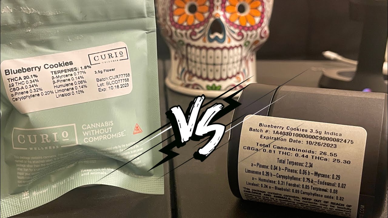 Marijuana Mayhem: Blueberry Cookies Curio Wellness Vs The Avenue Cannabis Co.