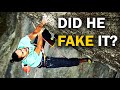 The biggest controversy in rock climbing is ridiculous