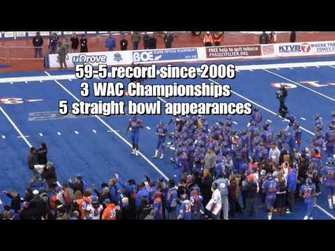 Boise State Football Senior Day 2010 with highlights