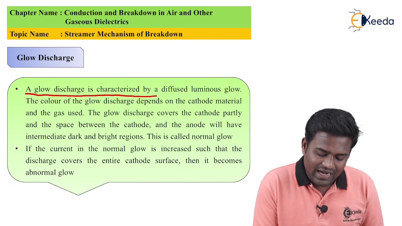 Streamer Mechanism of Breakdown YouTube