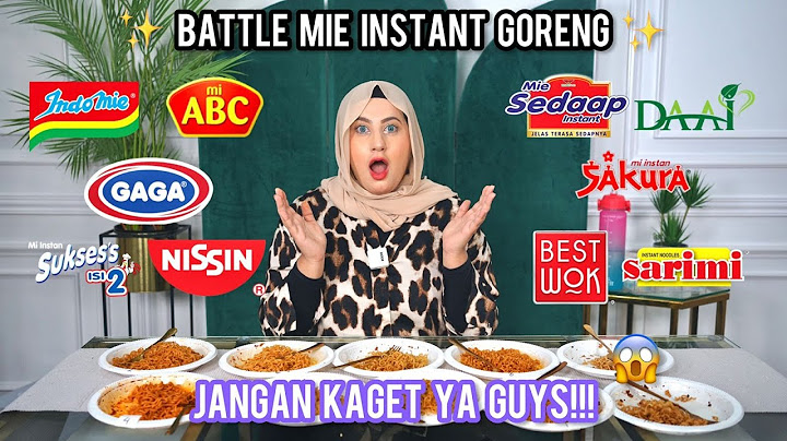 TASYI BATTLE MIE INSTANT GORENG - JANGAN KAGET SAMA JUARANYA 😭!