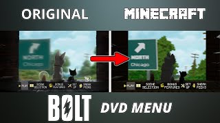Disney Bolt - Dvd Menu - Minecraft Remake