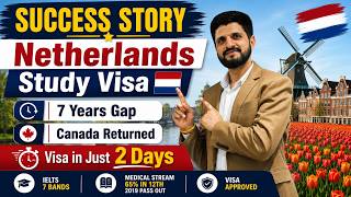 Study in Netherlands | Netherlands Student Visa Success Story | 6 Year Gap Accepted | Europe Visa