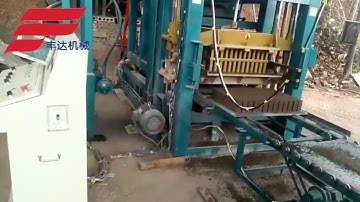 Full automatic PLC control concrete block making machine QT8-15 brick machine