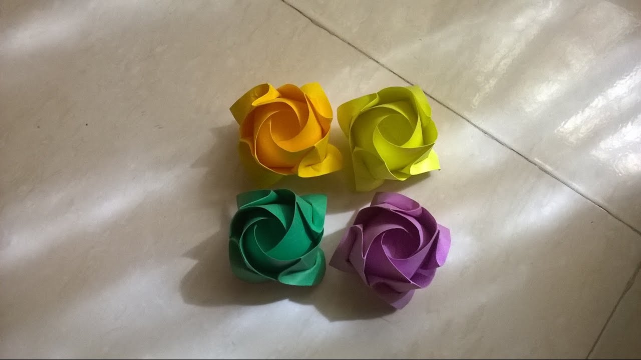 Origami Rose YouTube