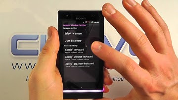 Sony Xperia U Languages
