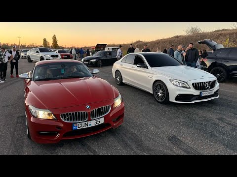 Видео: ЛЮТАЯ BMW Z4 stage 3 кинула вызов MB C63AMG stage 2