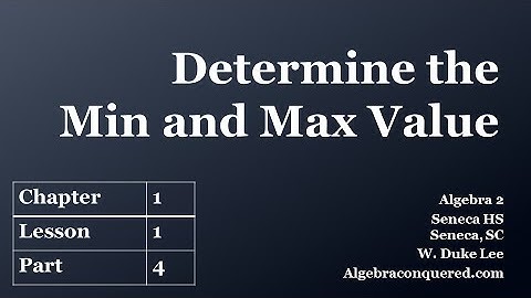 Graph Quadratics in Standard Form - Algebra 2   Lesson 1 1 Part 4