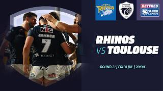 Highlights | Leeds Rhinos v Toulouse Olympique | 2026 Betfred Super League, Round 21 Highlights | Leeds Rhinos v Toulouse Olympique | 2026 Betfred Super League, Round 21