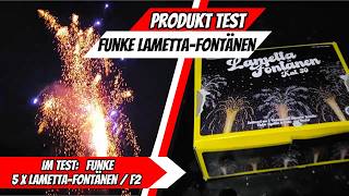 PYRO Test /// Funke /// Lametta-Fontänen