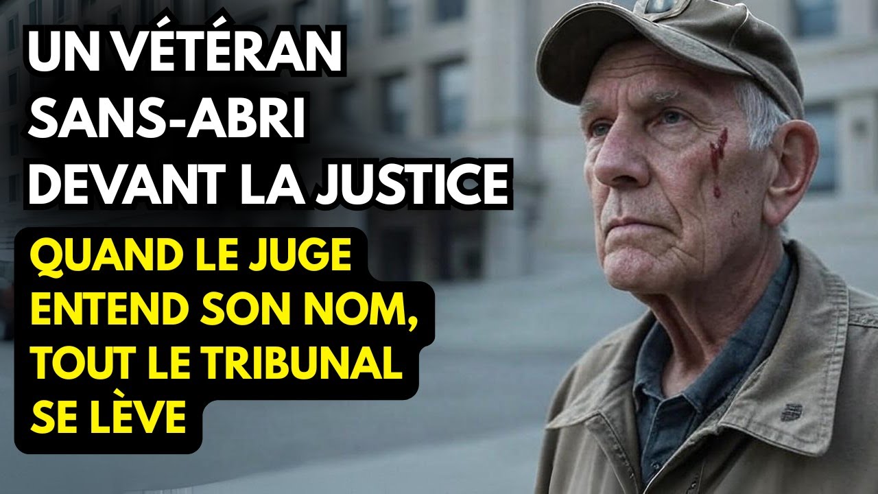 Un vétéran sans-abri jugé — Quand le juge entend son nom, toute la salle se lève