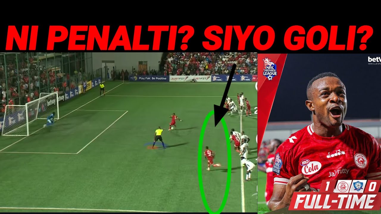 Siyo penalti? Mpanzu siyo goli? 