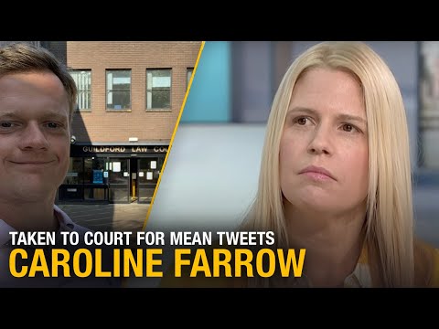 Taken to court for mean tweets. The Caroline Farrow case