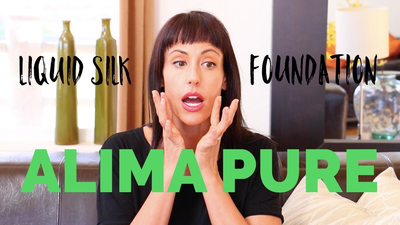 alima pure liquid silk foundation