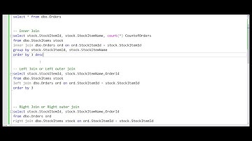 SQL Join Types - A Beginner
