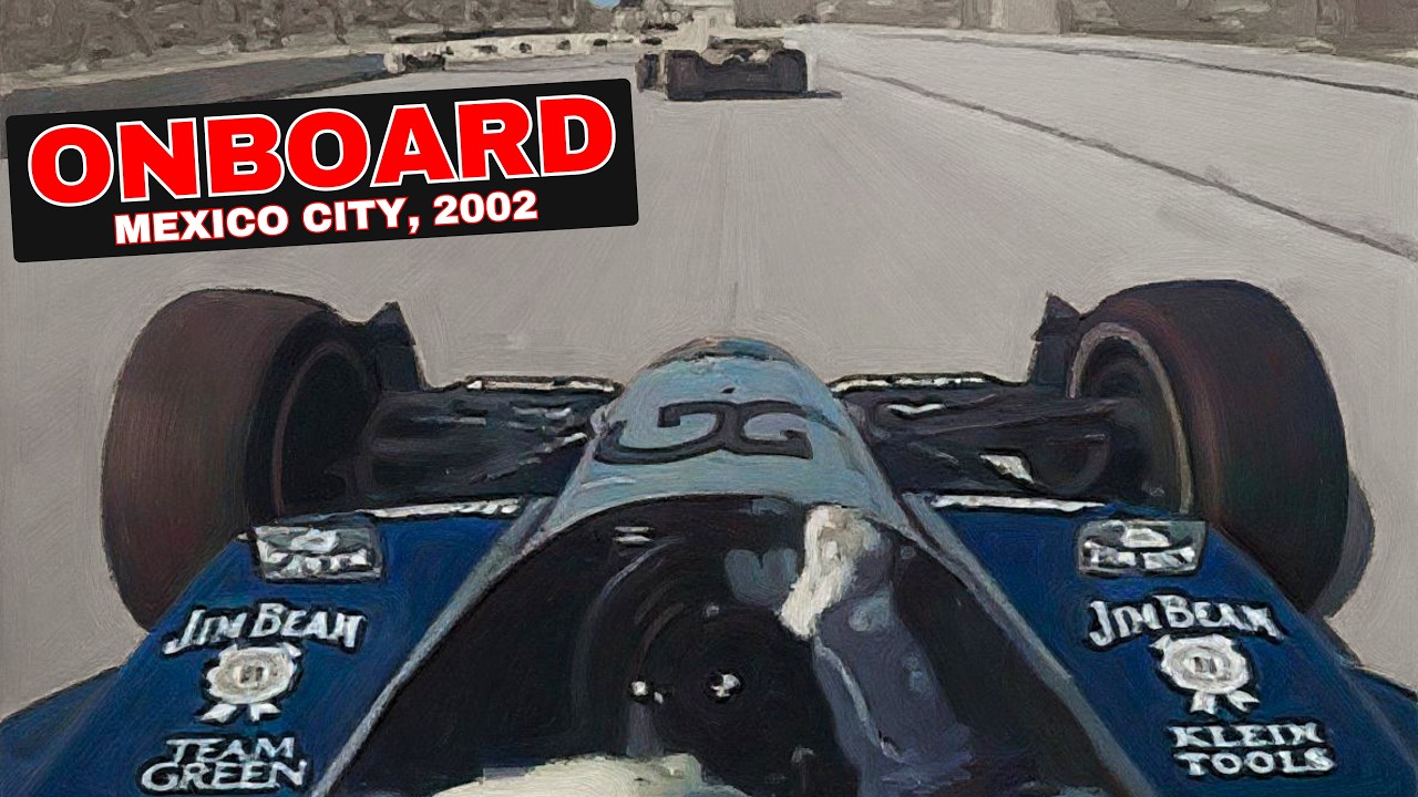 Dario Franchitti Onboard 2002 CART Mexico City - YouTube