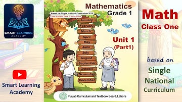 Math 1 | Unit 1 | Class 1| Math Grade 1 | Whole Numbers | SNC | PCTB | Counting & Numbers