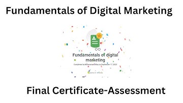Google Digital Marketing Course-Final Certification Assessment-Answers