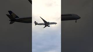 Singapore Airlines A350-941(9V-SGG) Final approach on runway 4R/Flight SQ24 from SIN to JFK