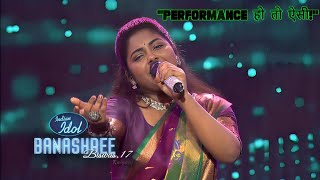 Download Lagu NEW! Banashree Today Performance || Aaye Ho Meri Zindagi Mein By Banashree In Indian Idol MP3