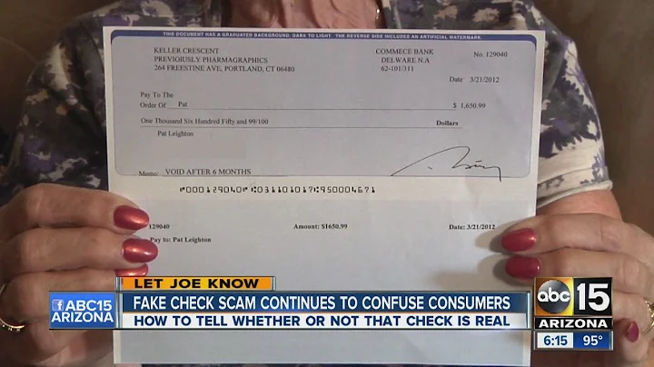 Fake check scam continues to confuse consumers - DayDayNews