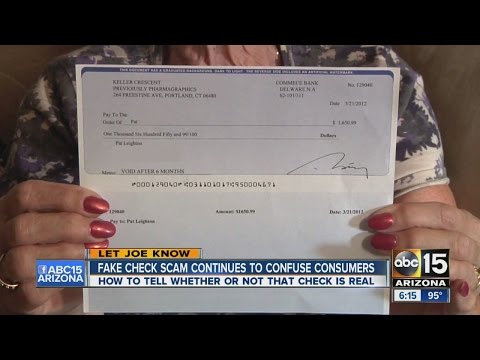 Fake check scam continues to confuse consumers