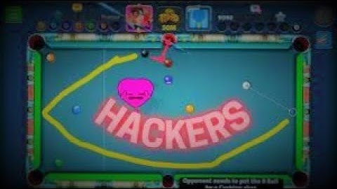 8 ball pool/Hey miniclip plz remove these hacker /GAMEPLAY WITH HACKER 😤😤😠😠