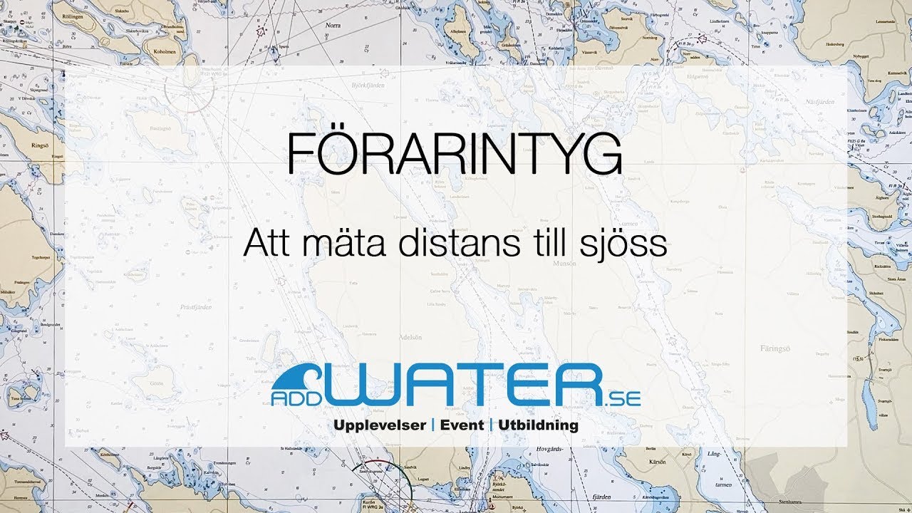 Förarintyg - Att mäta distans till sjöss - YouTube