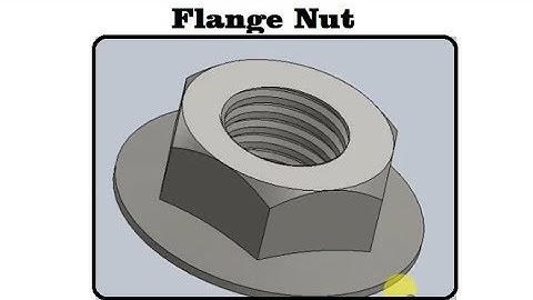 Solidworks Tutorials | flange nut | How to make flange nut In solidworks |